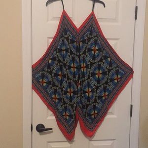 Colorful handkerchief dress